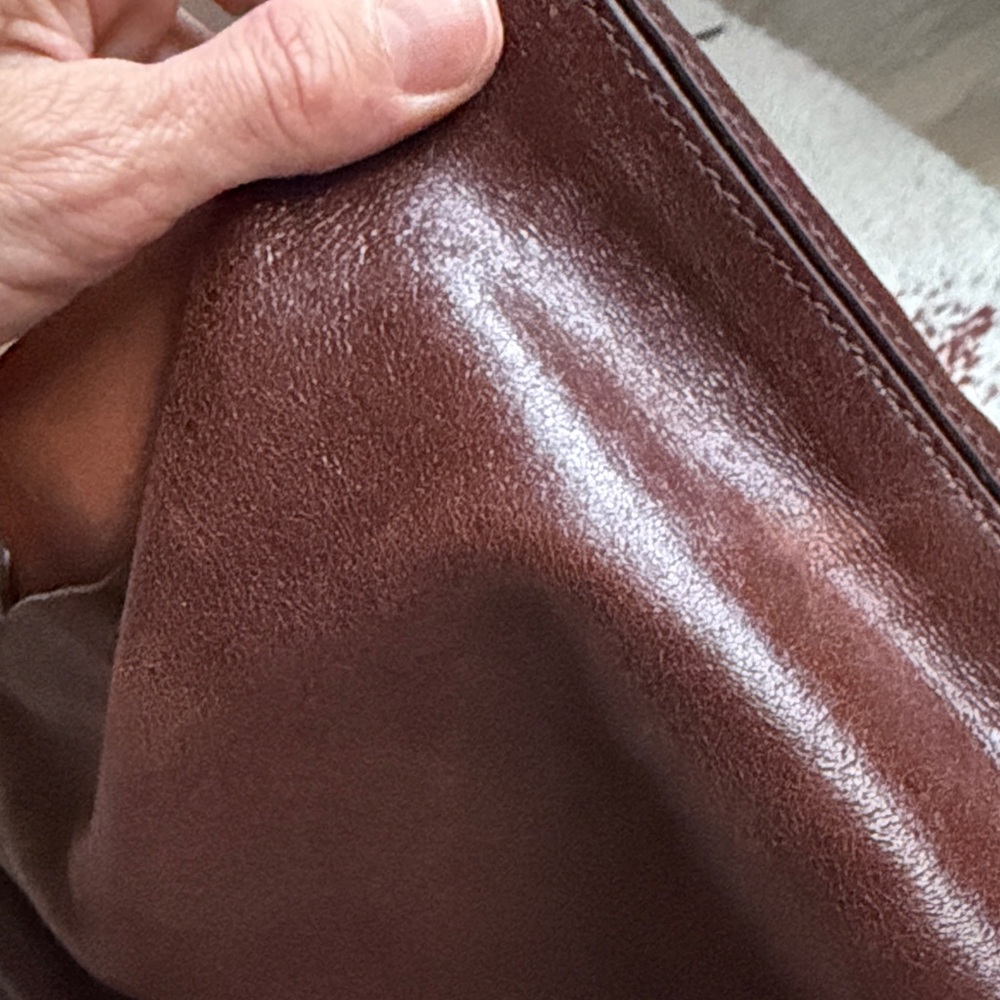 🪐 ZARA 🪐 Max Leather Tote Bag • Brown • One size only - Picture 13 of 16